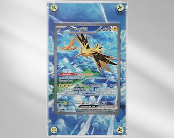 Zapdos ex #202 - 151 (MEW) - Pokemon Extended Artwork Protective Card Display Case