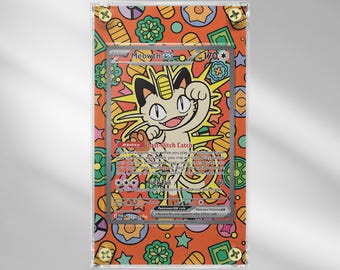 Meowth ex POR #121 - Perfect Order - Pokemon Extended Artwork Protective Card Display Case