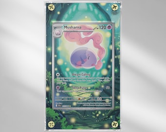 Musharna #117 - Black Bolt (BLK) - Pokemon Extended Artwork Protective Card Display Case