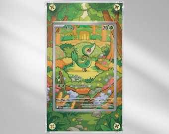 Snivy #087 - Black Bolt - Pokemon Extended Artwork Protective Card Display Case