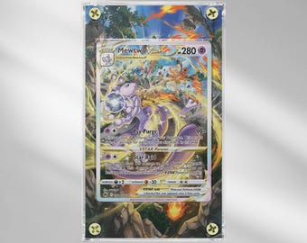 Mewtwo VSTAR GG44 - Crown Zenith - Sword & Shield - Pokemon Extended Artwork Protective Card Display Case