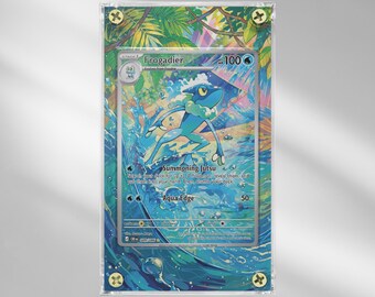 Frogadier 089/086 - Chaos Rising - Pokemon Extended Artwork Protective Card Display Case