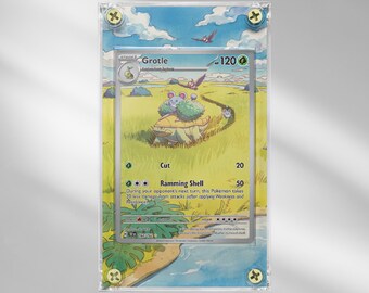 Grotle #164 - Temporal Forces - Scarlet & Violet - Pokemon Extended Artwork Protective Card Display Case