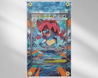 Mega Feraligatr ex #274 - Ascended Heroes - Pokemon Extended Artwork Protective Card Display Case