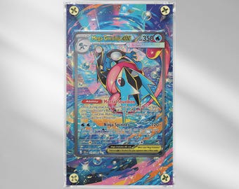 Mega Greninja ex 116/086 - Chaos Rising - Pokemon Extended Artwork Protective Card Display Case