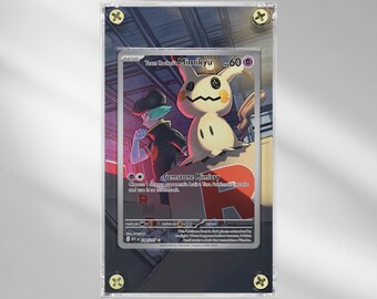 Team Rocket's Mimikyu #238 - Ascended Heroes - Pokemon Extended Artwork Protective Card Display Case