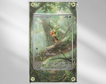 Chespin 087/086 ME04 - Chaos Rising - Pokemon Extended Artwork Protective Card Display Case