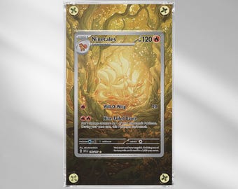 Ninetales #199 - Obsidian Flames - Scarlet & Violet - Pokemon Extended Artwork Protective Card Display Case