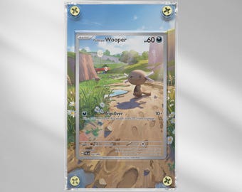 Paldean Wooper #102 - Phantasmal Flames - Pokemon Extended Artwork Protective Card Display Case