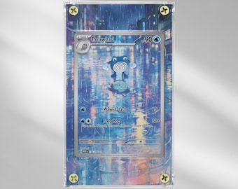 Poliwhirl #176 - 151 (MEW) - Pokemon Extended Artwork Protective Card Display Case
