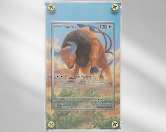 Tauros 096/086 - Chaos Rising - Pokemon Extended Artwork Protective Card Display Case
