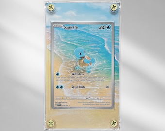 Squirtle #170 - 151 (MEW) - Pokemon Extended Artwork Protective Card Display Case