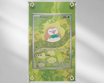 Rowlet POR #090 - Perfect Order - Pokemon Extended Artwork Protective Card Display Case