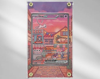 Mew ex SVP 053 - Scarlet & Violet Promos - Pokemon Extended Artwork Protective Card Display Case