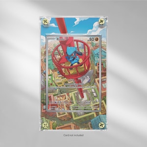 Riolu MEP #010 - Mega Evolution Promos - Pokémon Utökat Konstverk Skyddande Kort Displayfodral