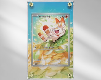 Scorbunny #225 - Ascended Heroes - Pokemon Extended Artwork Protective Card Display Case