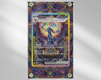 Umbreon ex #161 - Prismatic Evolutions - Scarlet & Violet - Pokemon Extended Artwork Protective Card Display Case
