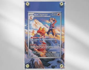Ethan's Magcargo 222/217 - Ascended Heroes - Pokemon Extended Artwork Protective Card Display Case