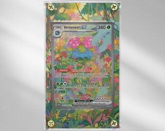 Venusaur ex #198 - 151 (MEW) - Scarlet & Violet - Pokemon Extended Artwork Protective Card Display Case