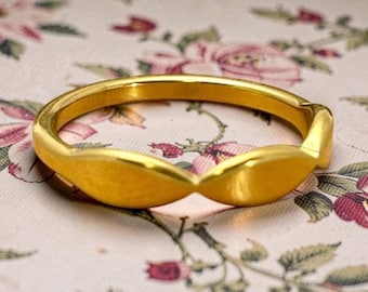 SCULPTED Stapelbar 18k Guld PVD Rostfritt Stålring R13