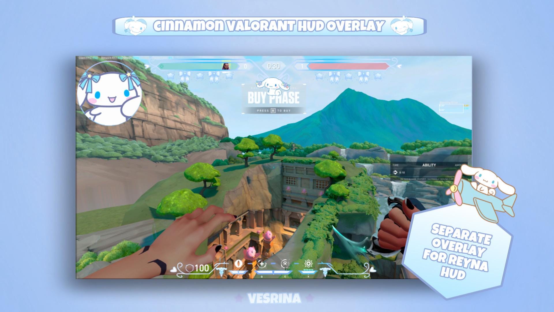 Cinnamon Valorant Overlay | Customizable Valorant Game| | Mystery Map ...
