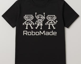 Robot Embroidery Applique Design: RoboMade Machine Stitch (Digital Download)