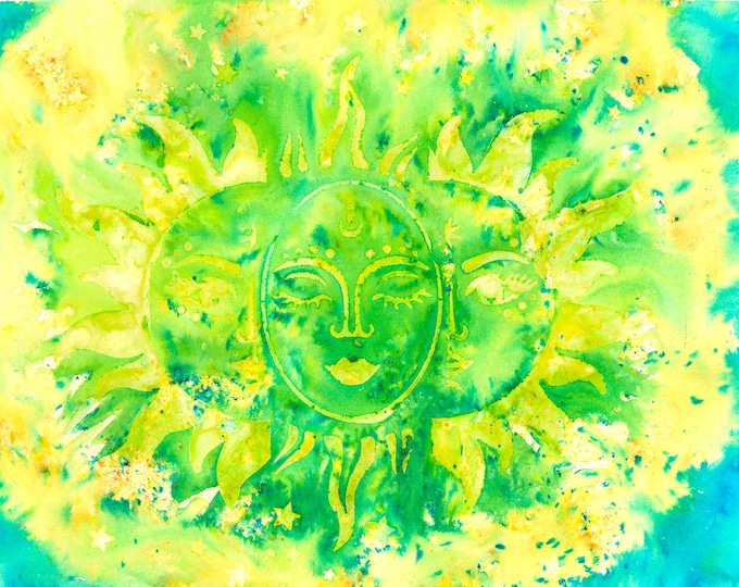 Goddess Watercolor Mixed Media Original Painting Giftable