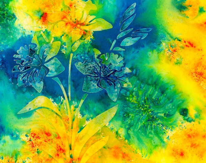 Blank Note Cards pack of 6 Floral Collection #2 Flower Cards