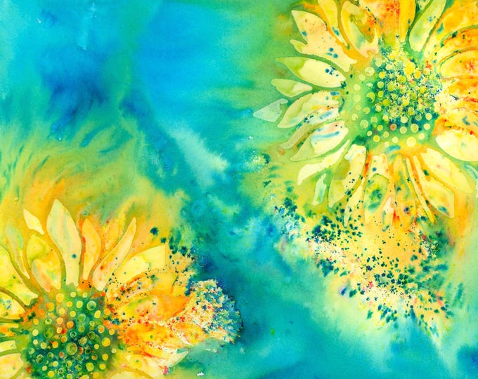 Blank Note Cards pack of 6 Floral Collection #2 Flower Cards