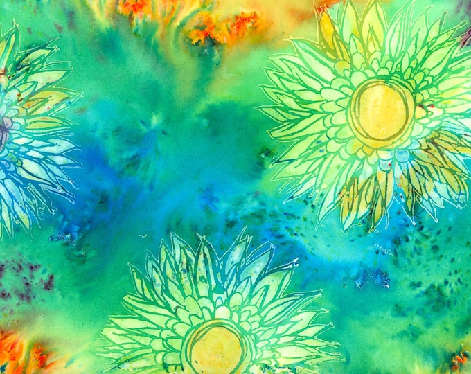 Chrysanthemums Watercolor Mixed Media Original Painting