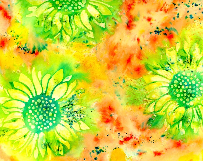 Orange Chrysanthemum Watercolor Mixed Media Original Painting