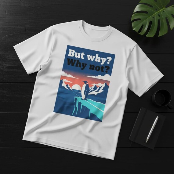 Nihilist Penguin Art, Funny Meme Design, Retro Style (Digital Download)