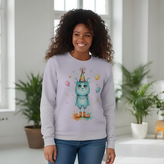 Watercolor Monster Party Shirt – Whimsical Birthday Tee