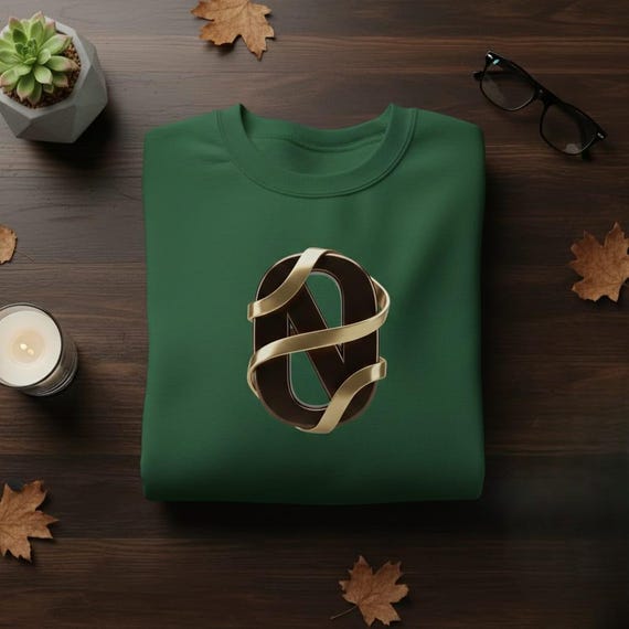 Luxury Letter O PNG | 3D Gold Ribbon Monogram, Elegant Metallic Alphabet Initial, High-Resolution Transparent Background