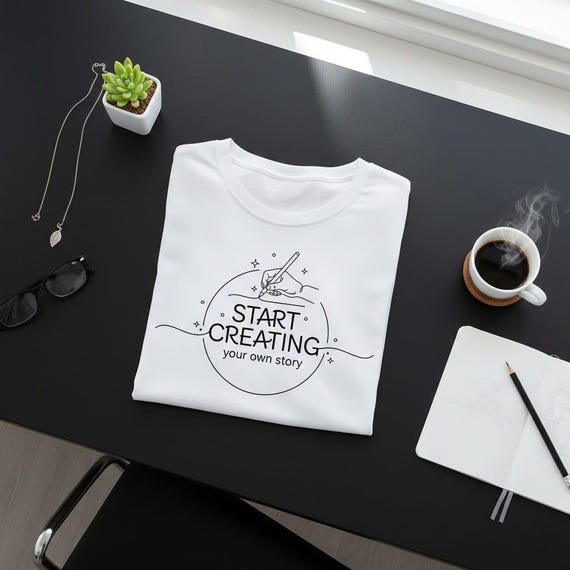 Start Creating Your Own Story PNG Clipart, Author Art (Digital Download)