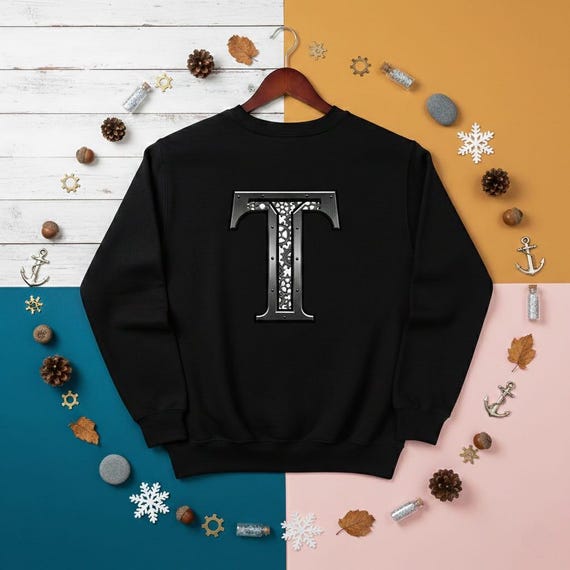 Steampunk Letter T PNG | 3D Metal Gear Initial (Digital Download)