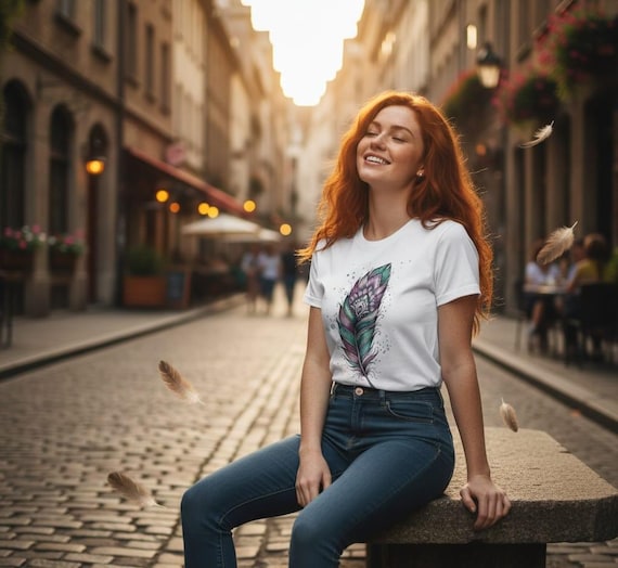 Mandala Feather PNG, Purple Teal Watercolor Clipart (Digital Art)