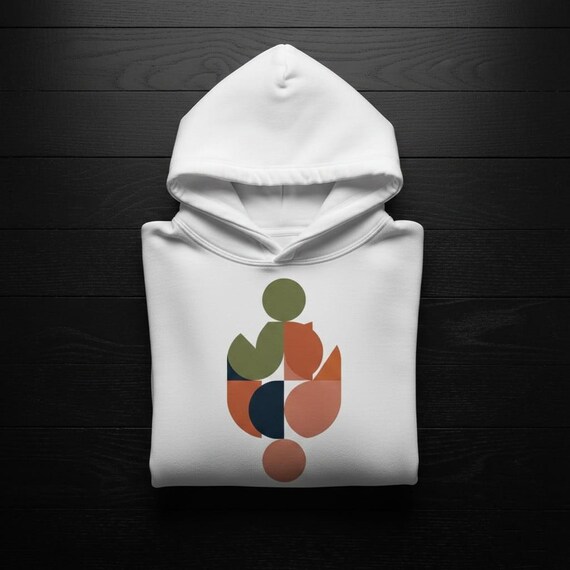 Mid Century Modern Geometric Art Print, Earth Tones (Digital Download)