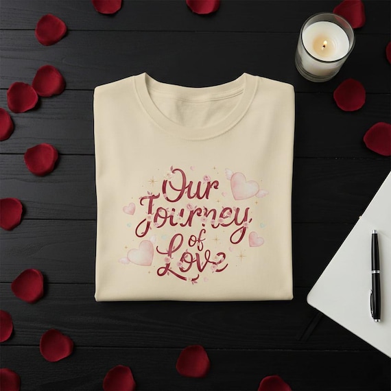 Floral Love Quote PNG, Watercolor Roses, Anniversary Design (Digital Download)