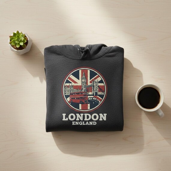 Vintage London England Badge PNG | UK Travel Souvenir (Digital Download)