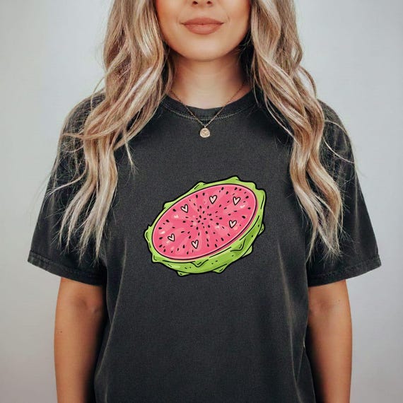 Kawaii Heart Guava Slice PNG, Tropical Pop Art (Digital Download, Sublimation Friendly)