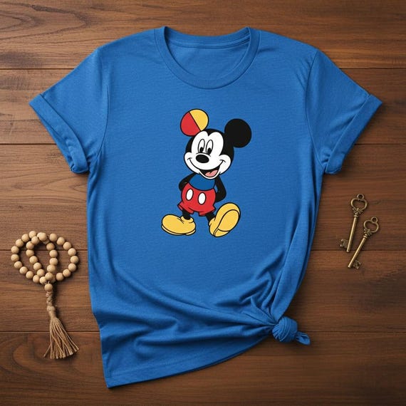 Retro Cartoon Mouse PNG Clipart: Vintage Animation, Kids Decor (Digital Download)