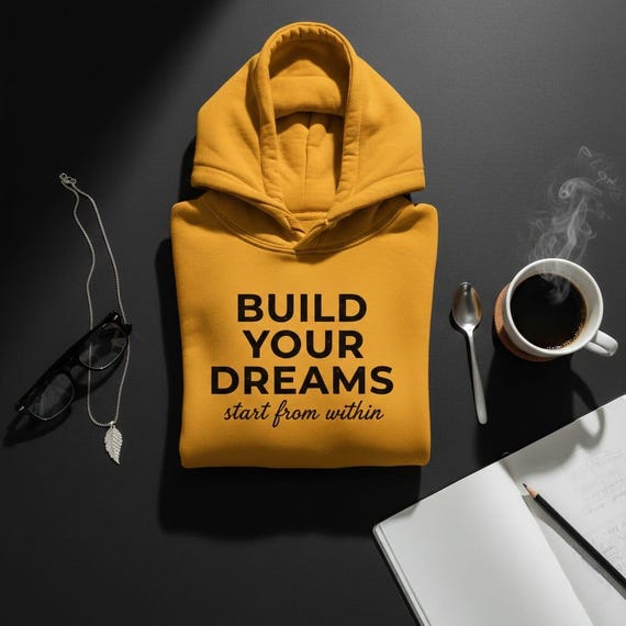 Build Your Dreams PNG: Minimalist Typography Art (Digital Download)