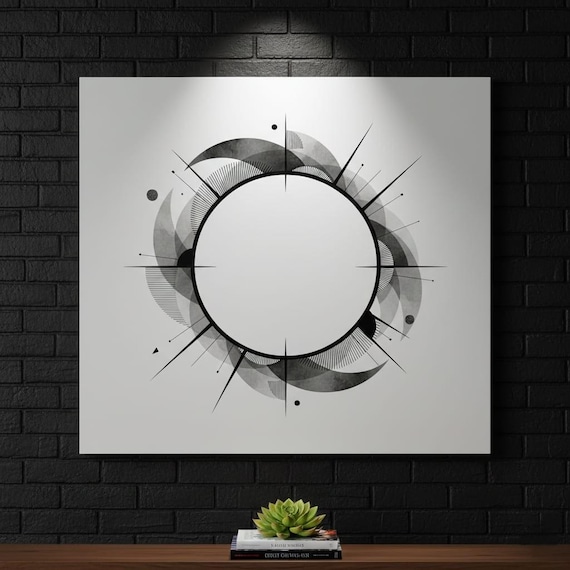 Sacred Geometry PNG – Compass Design, Logo Clipart (Digital Download)