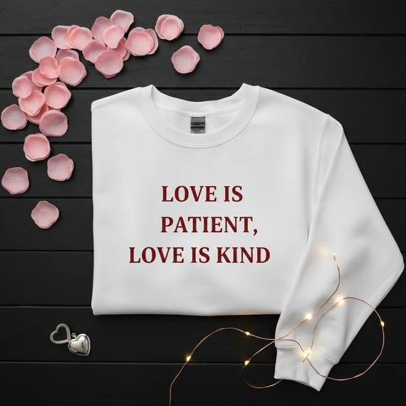 Love Is Patient, Kind PNG, Bible Verse Art (Digital Download