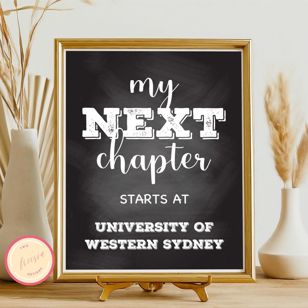 Graduation Party Sign, My Next Chapter, Chalkboard Graduation Decor ...