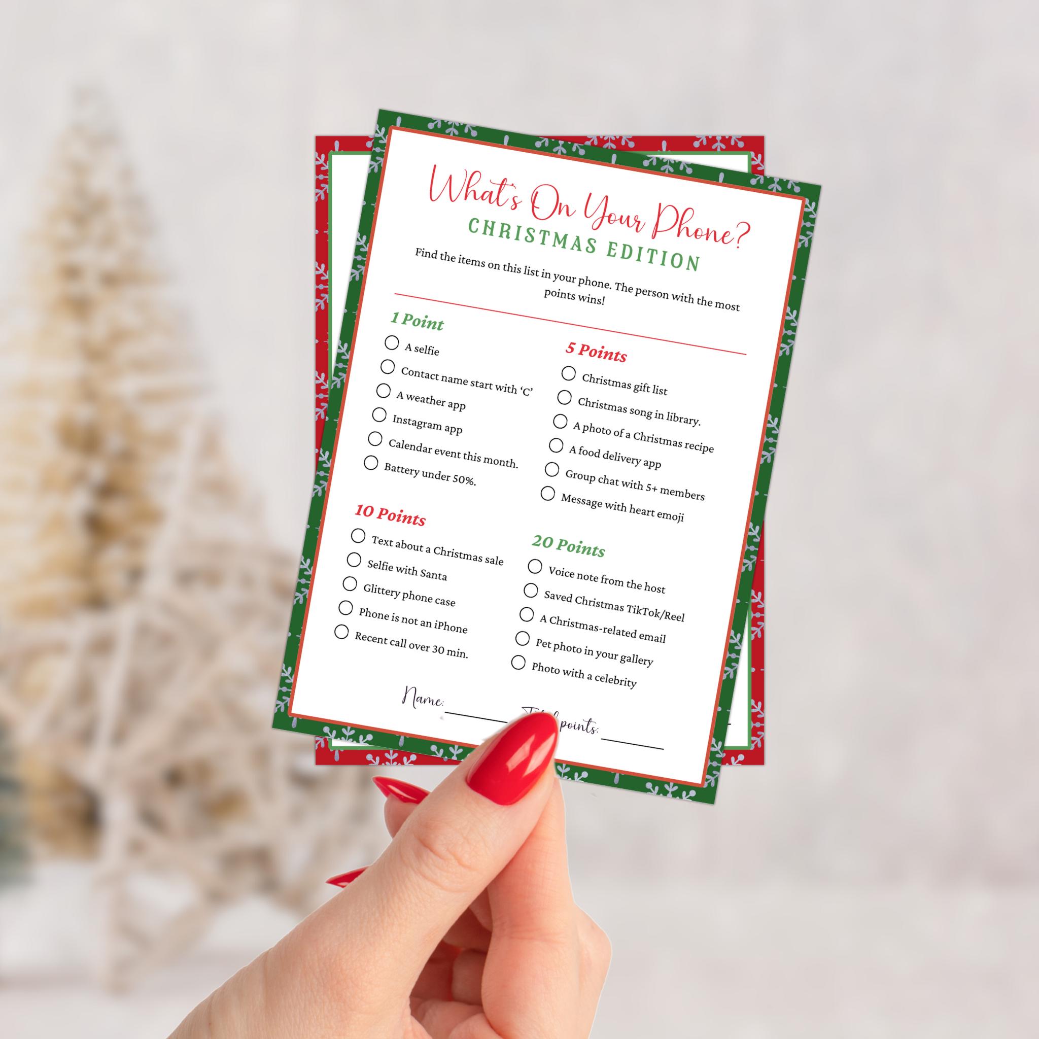 Printable Christmas Game Bundle, Christmas Party Games for Kids, Adults ...