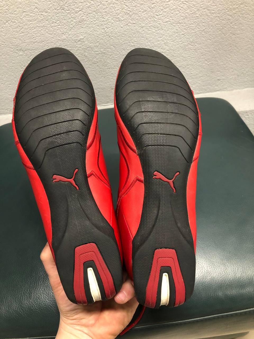 00’s Puma×Ferrari driving shoes leather Puma Driving Shoes Mens 10.5 Red Black Ferrari Drift Cat 4