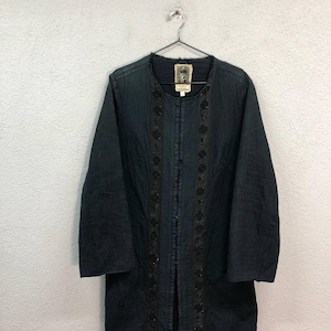 Noa Noa Kings Quilt womens vintage coat silk / cotton XL