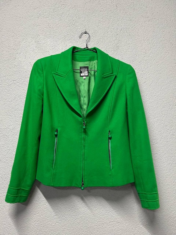 Claude Montana, vintage State of Claude Montana womens wool jackets 44 / 10 / M made in Italy